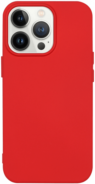 Apple iPhone 13 Pro szilikon tok matt piros