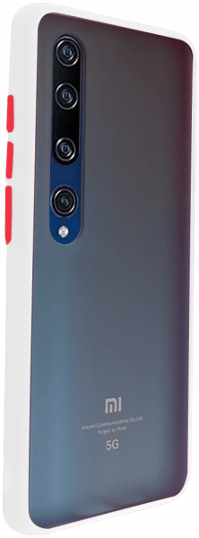 Xiaomi Mi 10 5G kemény hátlap Vennus Button Bumper átlátszó