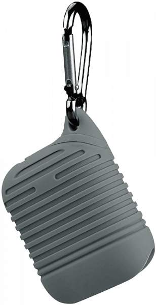 Apple iPhone 5S 2. generációs AirPod töltő szilikon tok szürke