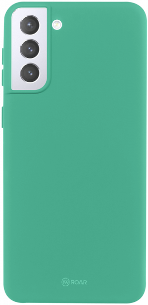 Samsung Galaxy S21 Plus 5G (SM-G996B) szilikon tok gyári ROAR mentazöld
