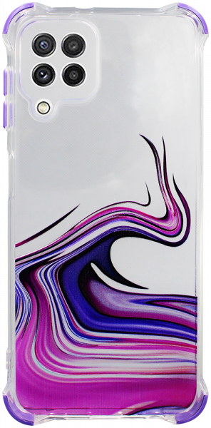 Samsung Galaxy A22 4G (SM-A225F) extra ütésálló Akvarell TPU telefontok