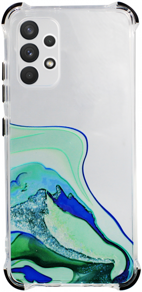 Samsung Galaxy A32 4G (SM-A325F) extra ütésálló Akvarell TPU telefontok