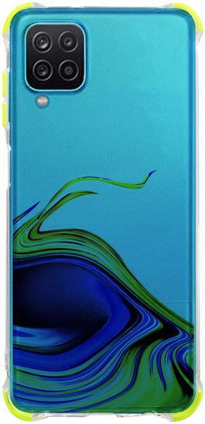 Samsung Galaxy A12 (SM-A125F) extra ütésálló Akvarell TPU telefontok