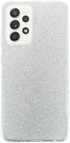 Samsung Galaxy A52s 5G (SM-A528B) szilikon tok csillogó hátlap ezüst