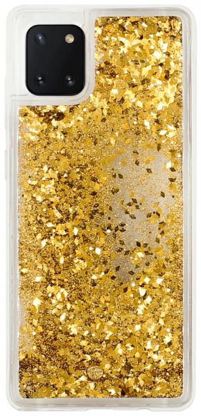 Samsung Galaxy Note 10 Lite (SM-N770F) szilikon tok gyári Liquid Sparkle arany