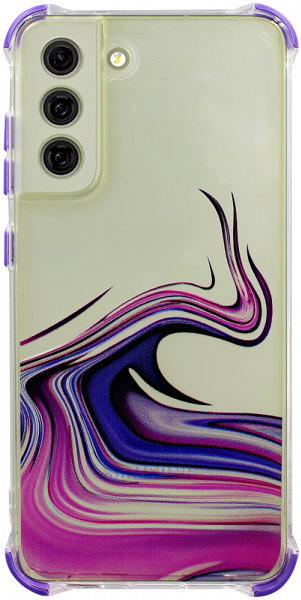Samsung Galaxy S21 FE extra ütésálló Akvarell TPU telefontok