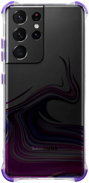 Samsung Galaxy S21 Ultra 5G (SM-G998B) extra ütésálló Akvarell TPU telefontok