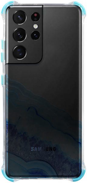 Samsung Galaxy S21 Ultra 5G (SM-G998B) extra ütésálló Akvarell TPU telefontok