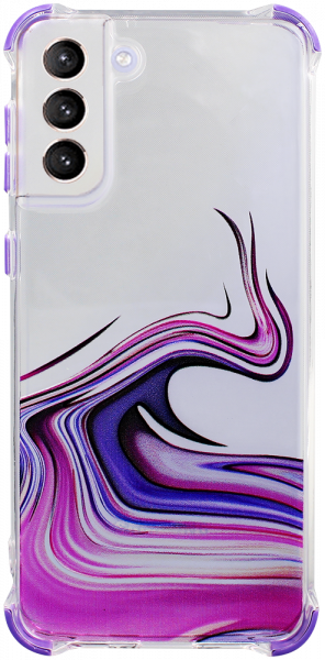 Samsung Galaxy S21 Plus 5G (SM-G996B) extra ütésálló Akvarell TPU telefontok