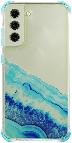 Samsung Galaxy S21 FE extra ütésálló Akvarell TPU telefontok