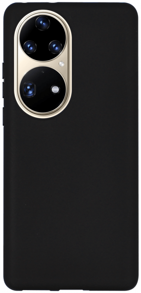 Huawei P50 Pro szilikon tok matt fekete
