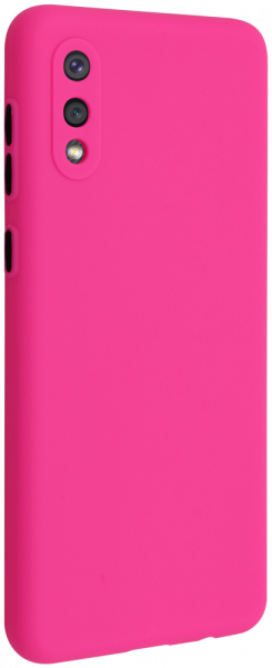 Samsung Galaxy A02 (SM-A022F) szilikon tok matt rózsaszín