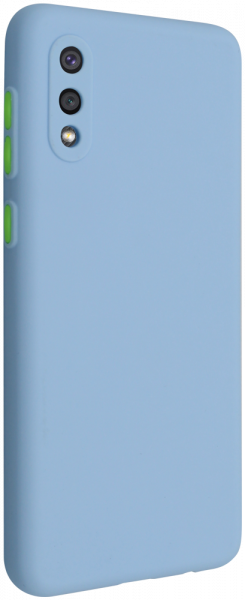 Samsung Galaxy M02 (SM-M022F) szilikon tok matt babakék