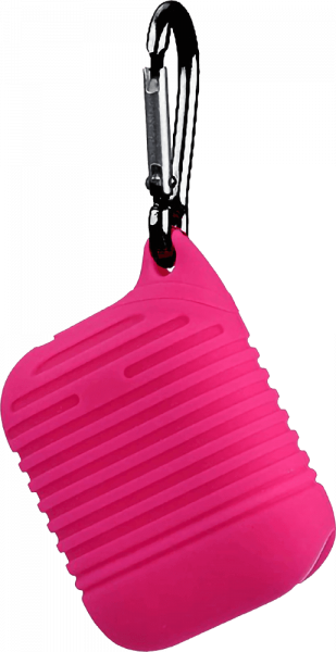 Apple iPad 10.2 (2021) 2. generációs AirPod töltő szilikon tok rózsaszín -- 281084