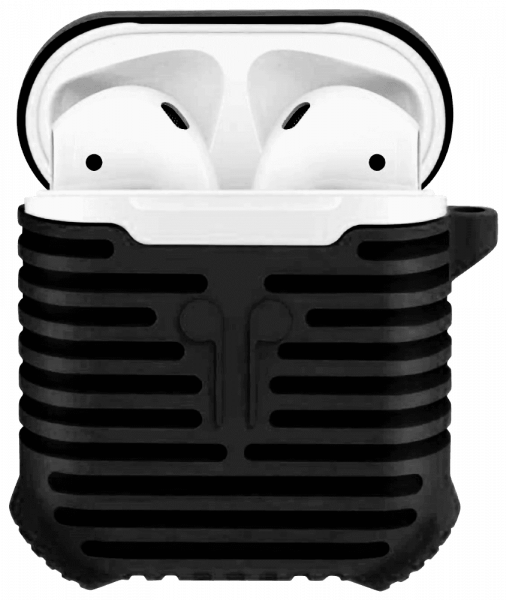 Apple iPhone 13 Pro Max 3. generációs AirPod töltő szilikon tok fekete -- 278312