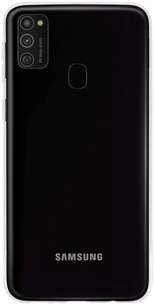 Samsung Galaxy M21 (SM-M215F) szilikon tok közepesen ütésálló átlátszó