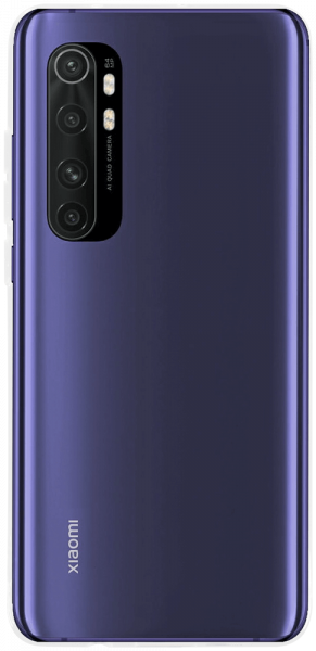 Xiaomi Mi Note 10 Lite szilikon tok közepesen ütésálló átlátszó