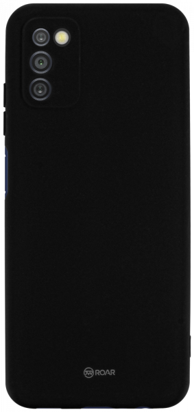 Samsung Galaxy A03s (SM-A037F) szilikon tok gyári ROAR kameravédővel fekete