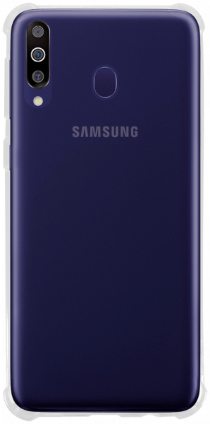 Samsung Galaxy M30 (SM-M305) szilikon tok légpárnás sarok átlátszó