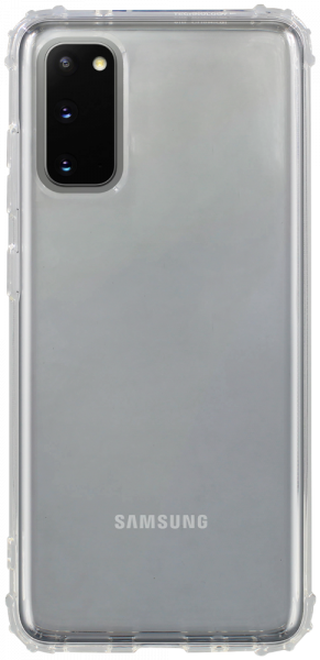Samsung Galaxy S20 (SM-G980F) szilikon tok közepesen ütésálló légpárnás sarok átlátszó