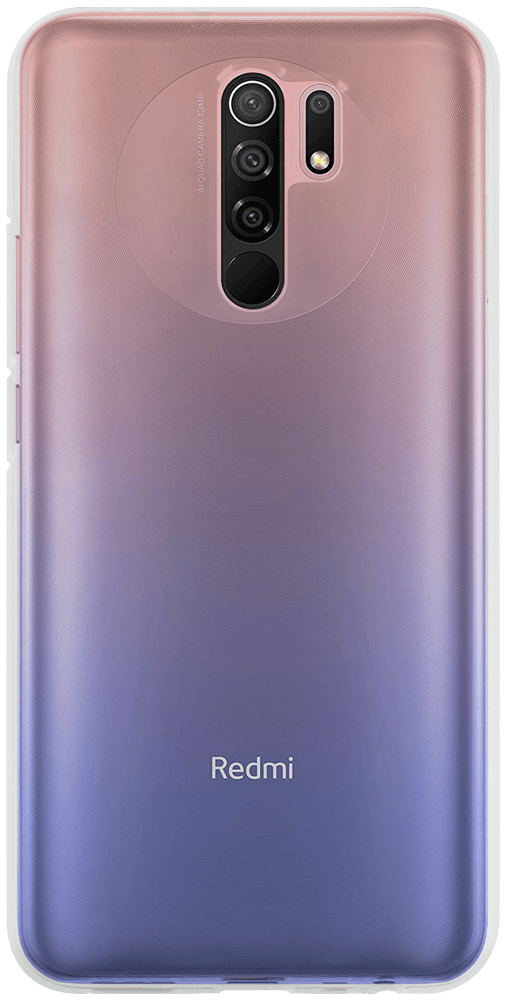 Xiaomi Redmi 9 szilikon tok közepesen ütésálló átlátszó
