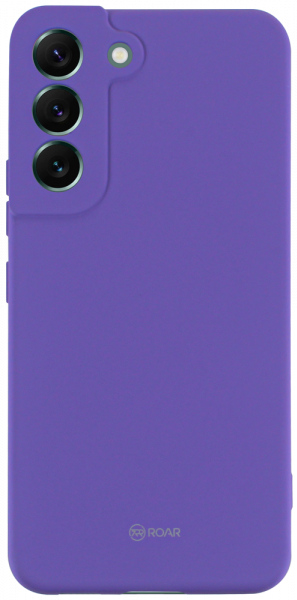 Samsung Galaxy S22 Plus 5G (SM-S906B) szilikon tok gyári ROAR kameravédővel lila