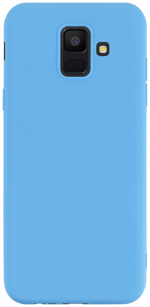 Samsung Galaxy A6 2018 (A600) szilikon tok matt babakék