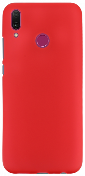 Huawei Y9 2019 szilikon tok matt-fényes keret piros