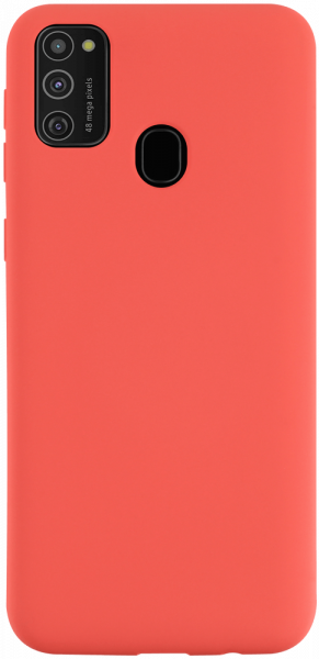 Samsung Galaxy M21 (SM-M215F) szilikon tok matt barackszínű