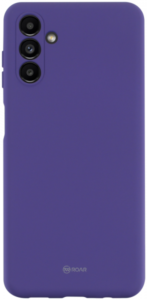 Samsung Galaxy A13 5G (SM-A136) szilikon tok gyári ROAR kameravédővel lila