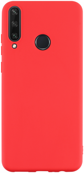 Huawei Y6P szilikon tok matt piros