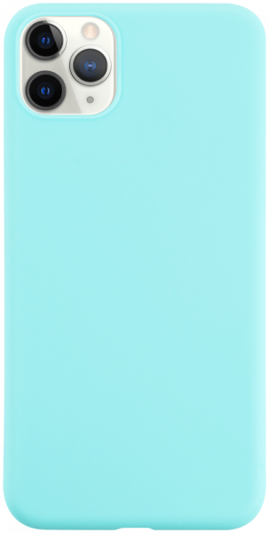 Apple iPhone 11 Pro Max szilikon tok türkiz