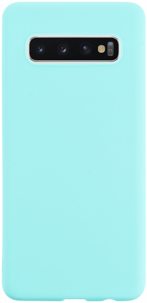 Samsung Galaxy S10 (SM-G973) szilikon tok türkiz