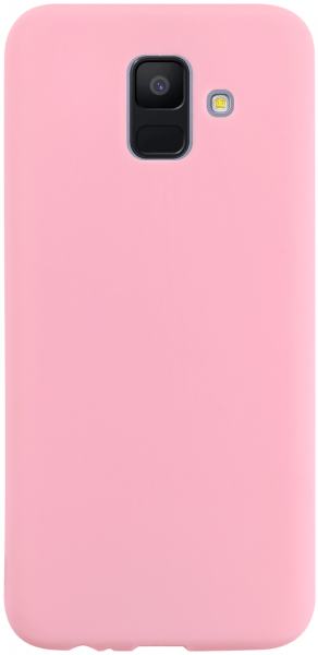 Samsung Galaxy A6 2018 (A600) szilikon tok babarózsaszín