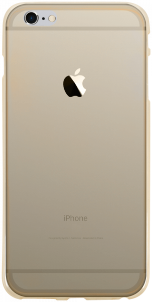 Apple iPhone 6 Plus szilikon tok ultravékony átlátszó sárga
