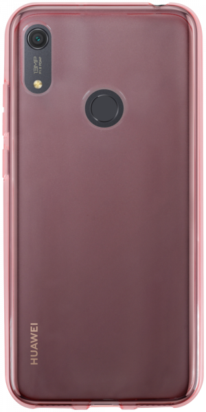 Huawei Y6s (2019) szilikon tok átlátszó rózsaszín