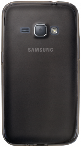 Samsung Galaxy J1 2016 (J120) szilikon tok ultravékony átlátszó füstszínű