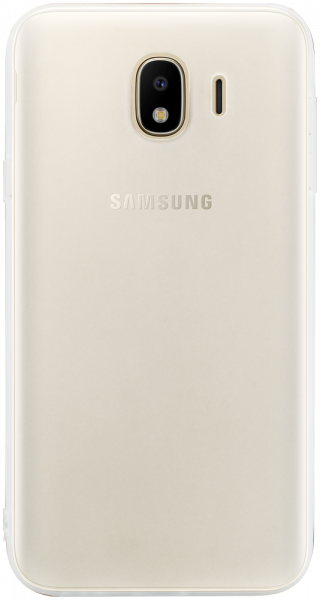 Samsung Galaxy J4 2018 (J400) szilikon tok matt tejfehér