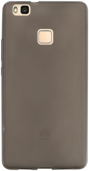 Huawei P9 Lite szilikon tok matt-fényes keret füstszínű