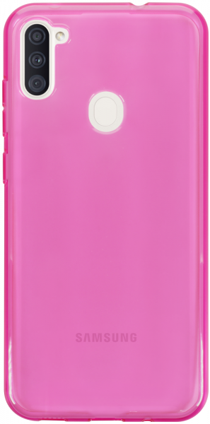 Samsung Galaxy A11 (SM-A115F) szilikon tok átlátszó rózsaszín