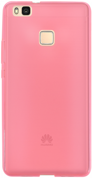 Huawei P9 Lite szilikon tok matt-fényes keret rózsaszín
