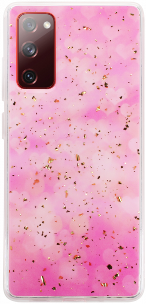 Samsung Galaxy S20 FE 5G kemény hátlap Gold Glam Pink