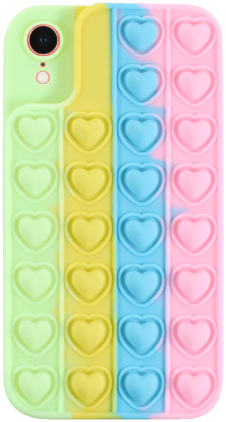 Apple iPhone XR szilikon tok Heart Pop It