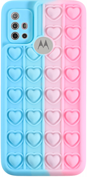 Motorola Moto G30 szilikon tok Heart Pop It