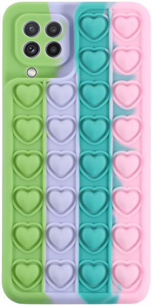 Samsung Galaxy A22 4G (SM-A225F) szilikon tok Heart Pop It