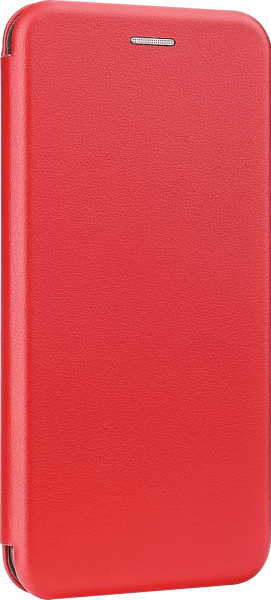 Samsung Galaxy A22 4G (SM-A225F) oldalra nyíló mágneses flipes bőrtok prémium minőség piros