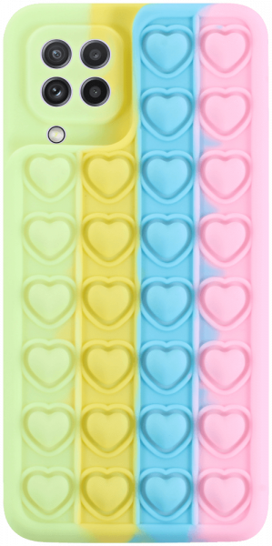 Samsung Galaxy A22 4G (SM-A225F) szilikon tok Heart Pop It