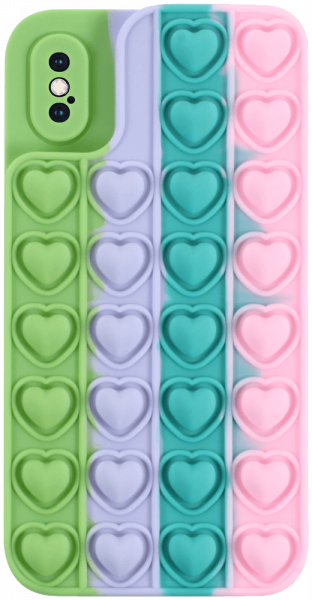 Apple iPhone XS szilikon tok Heart Pop It