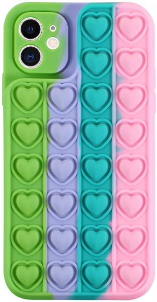 Apple iPhone 11 szilikon tok Heart Pop It