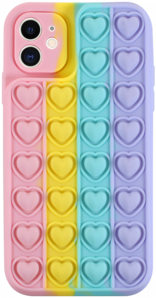 Apple iPhone 11 szilikon tok Heart Pop It